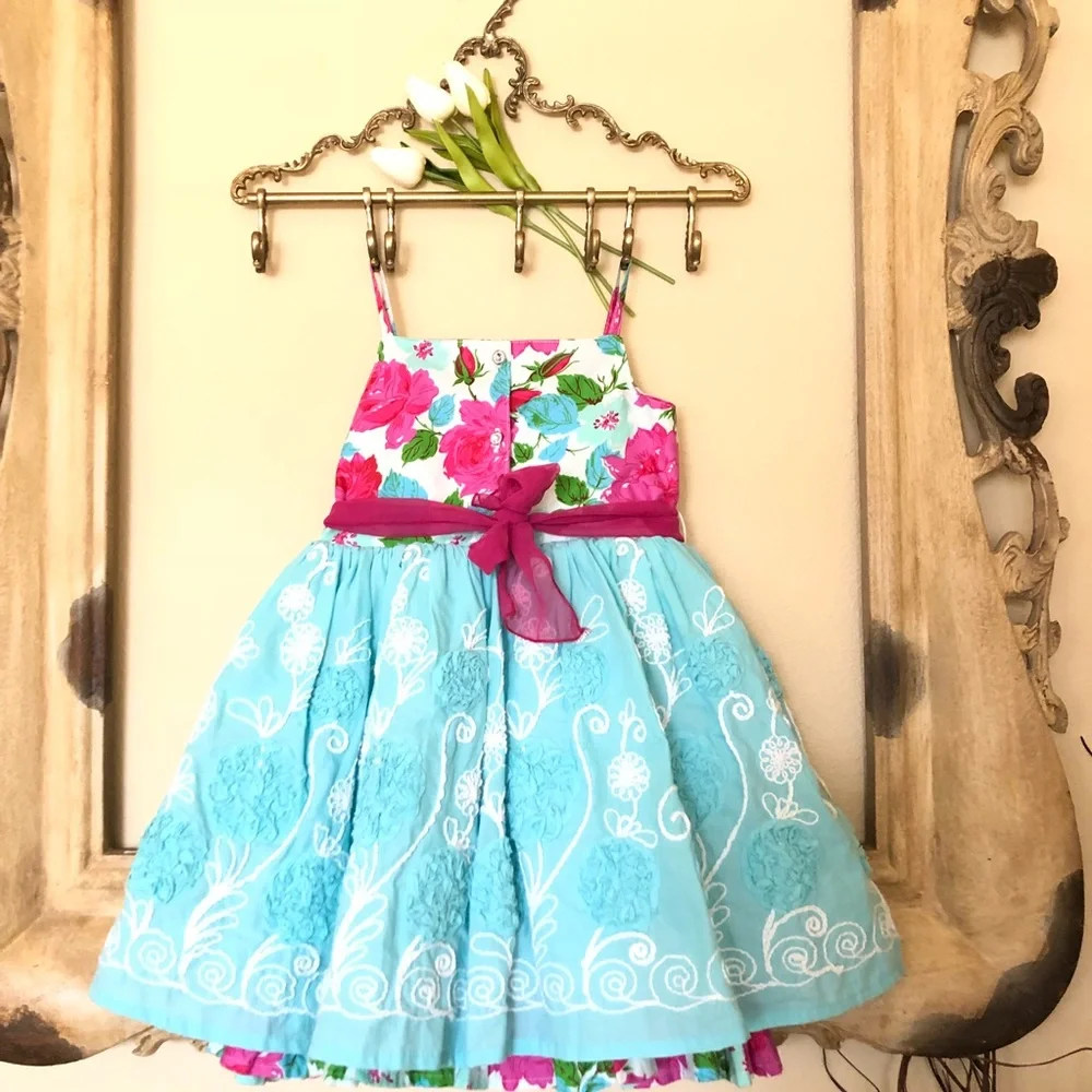 {Mabel & Moxie} whimsical floral dress